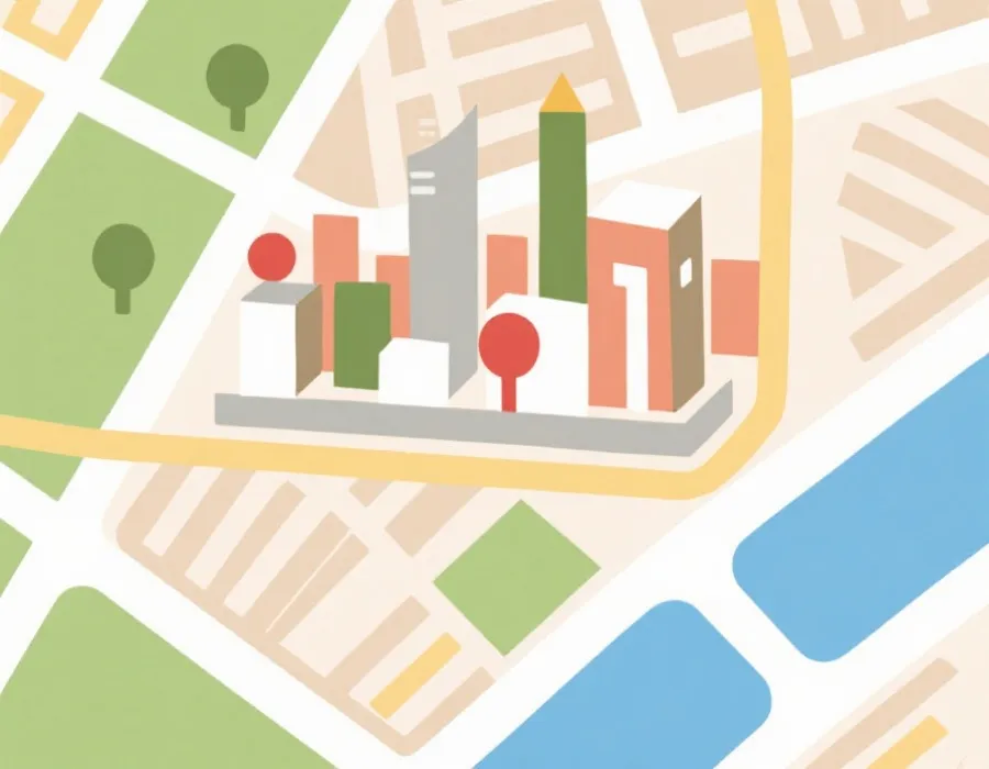 公司位置示意图